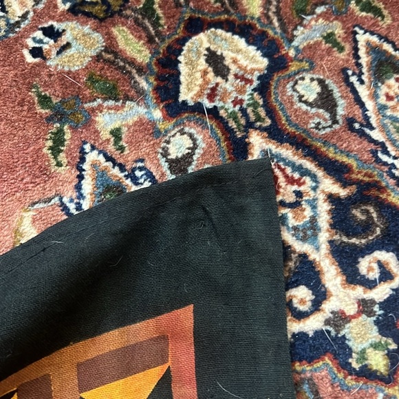 burning sun moon tapestry cotton decorative sheet blanket psychedelic multicolor - Picture 6 of 9